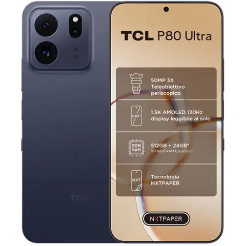 TCL P80 Ultra Midnight Blue – immagine 1
