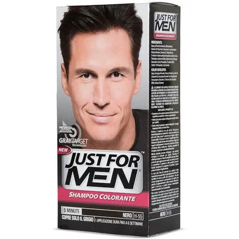 Just For Men Shampoo Colorante Nero – immagine 1