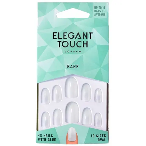 Elegant Touch Bare Oval False Nails - 48 pcs – image 1