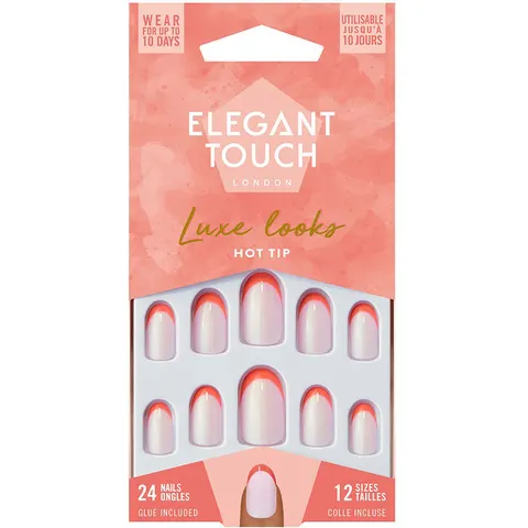 Elegant Touch Oval False Nails hot tip – image 1