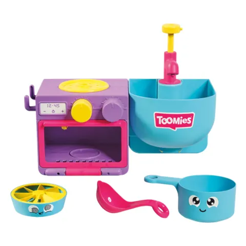 Tomy Toomies Bubble & Bake Bathtime Kitchen Bath Toy – image 1