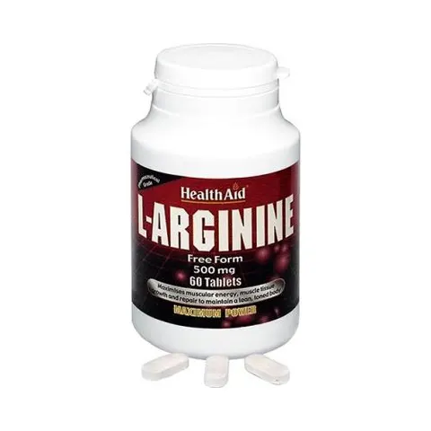 HealthAid Arginina 60 comp – imagen 1