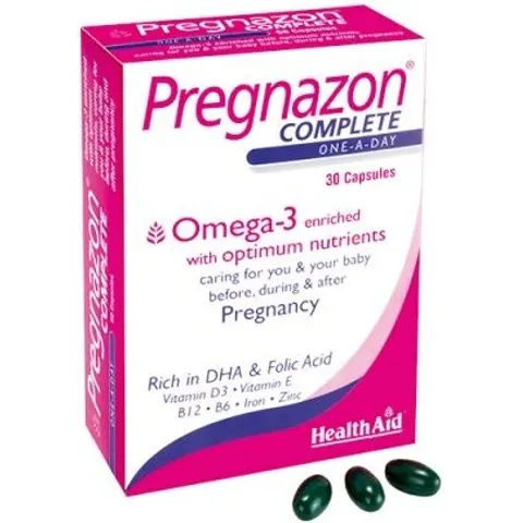 Health Aid Pregnazon Complete Integratore 30 capsule – immagine 1