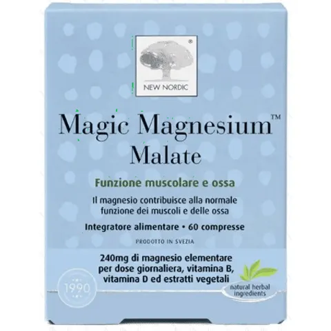 NORDIC Srl Magic Magnesium Malate, 60 Compresse – immagine 1