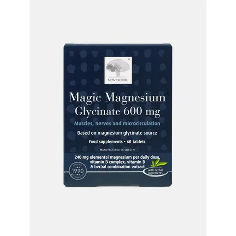 NORDIC Srl Magic Magnesium Glycinate, 60 Compresse – immagine 1