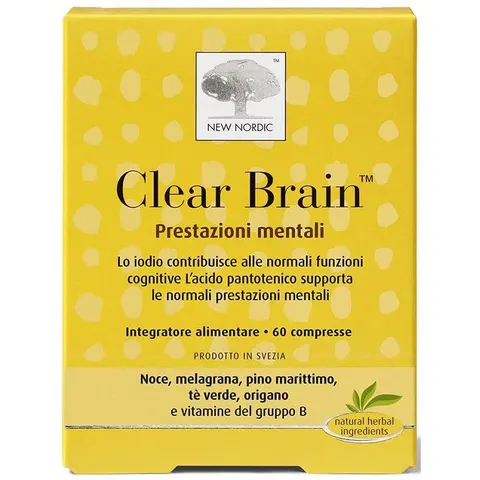 Nordic Clear Brain Integratore 60 Compresse – immagine 1