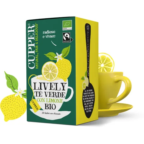 Abafoods Cupper Te' Verde Limone Bio – immagine 1