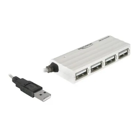 DELOCK 87445 - USB2 hub (4 ports), without power supply unit – image 1