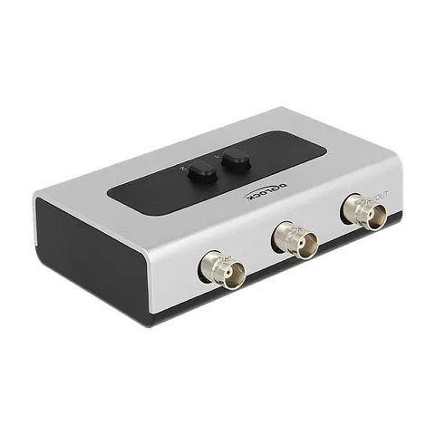 DELOCK 87669 - Switch 2-port BNC manual bidirectional – image 1