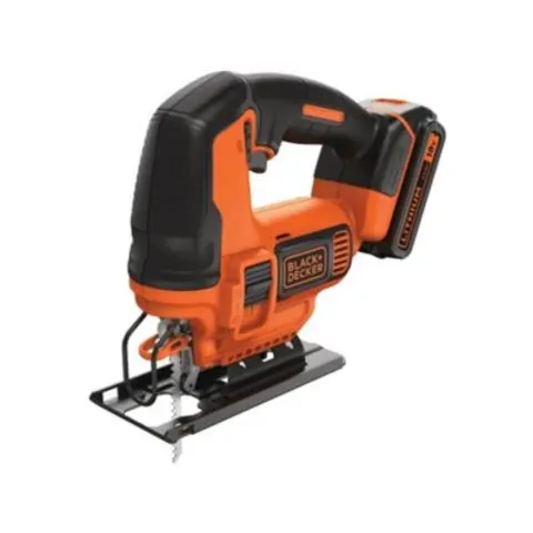 B+D decoupeerzaag incl. accu/lader – afbeelding 1