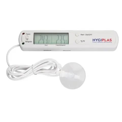 Hygiplas Fridge Freezer Thermometer With Alarm – image 1