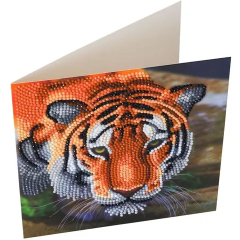 Crystal Art Kit Tijger – afbeelding 1