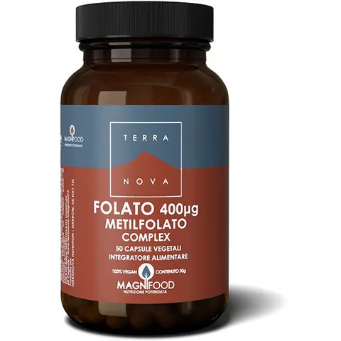 Terranova Folate 400mcg Capsules 50 – image 1
