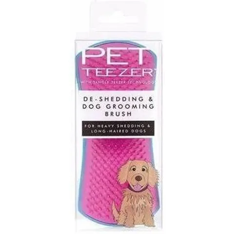 tangle teezer Spazzola Deshedding Pet Blue Pink – immagine 1