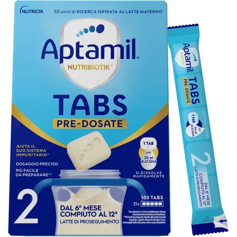 Aptamil NUTRIBIOTIK TABS 2 21 bustine (105 tabs) – immagine 1