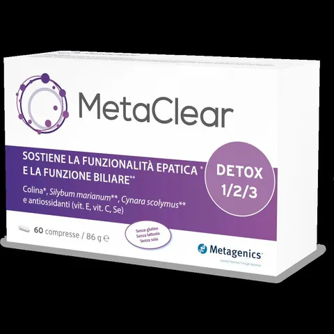 METAGENICS Metaclear 60 Compresse – immagine 1