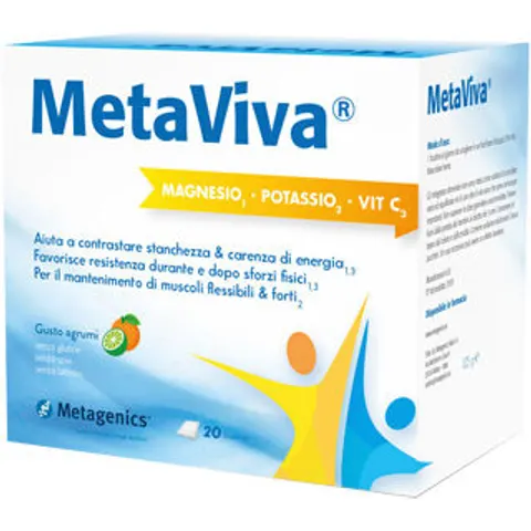 Metagenics Metaviva Mg/K/Vit C 20 Bustine – immagine 1