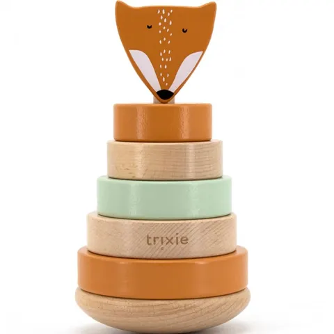 Trixie Pyramide à empiler Marron 10x10x18cm – image 1