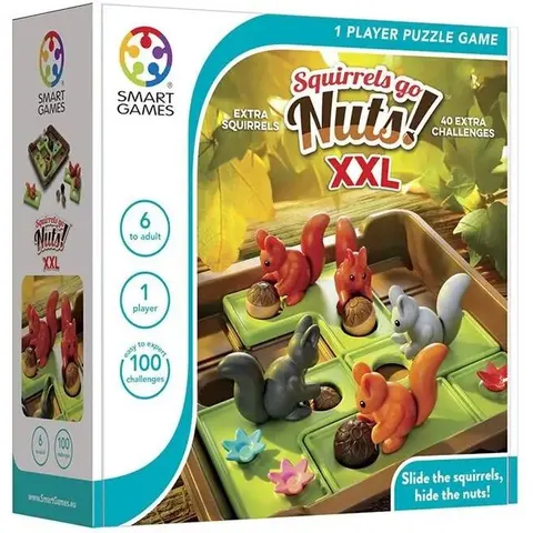 SmartGames - Squirrels Go Nuts XXL - 100 opdrachten – afbeelding 1