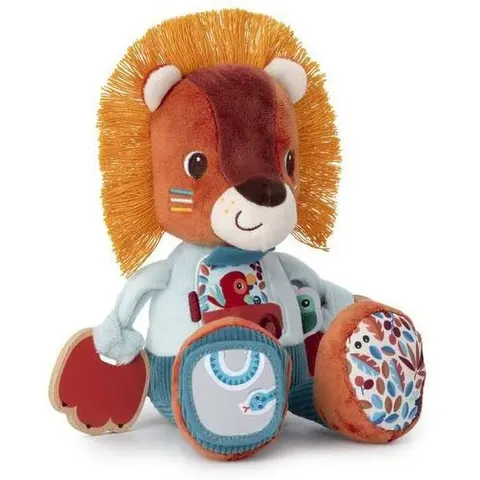 Lilliputiens - Multi-activiteiten knuffel - Jack de leeuw – afbeelding 1