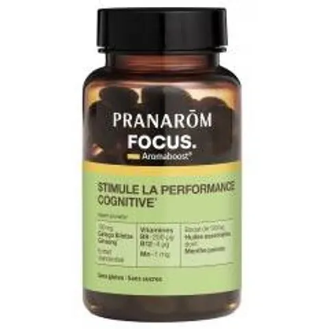 Pranarôm Aromaboost Focus 60 Caps - Pot 60 capsules – image 1