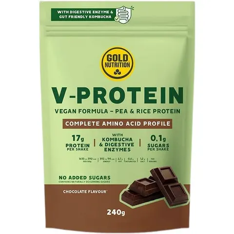 GoldNutrition V-Protein 240 gr Frambuesa – imagen 1