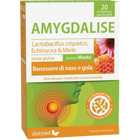 DietMed Amigdalise 20comp – imagen 1