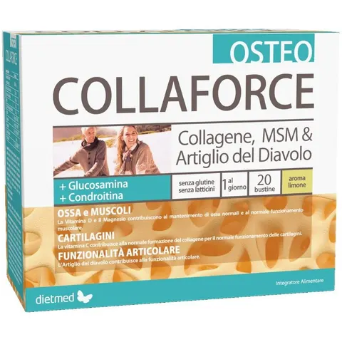 dietmed italia srl Collaforce osteo 20 bustine – immagine 1