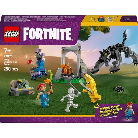 Fortnite: Campamento de Peely y Sparkplug - LEGO – imagen 1