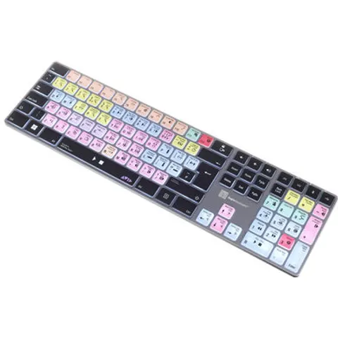 Logickeyboard Titan Avid Pro Tools UK PC Titangrau – Bild 1
