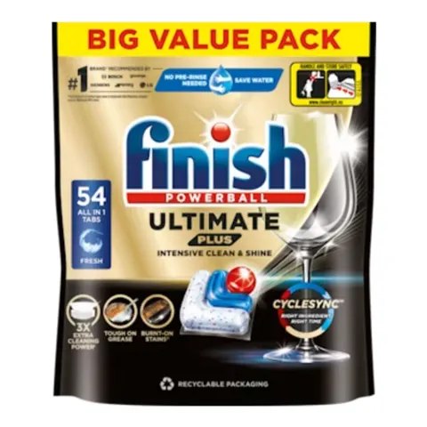 Finish Ultimate Plus All In One Original Dishwasher Tablets - 54 pcs – image 1