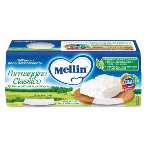 mellin baby formaggino 2x80g – immagine 1