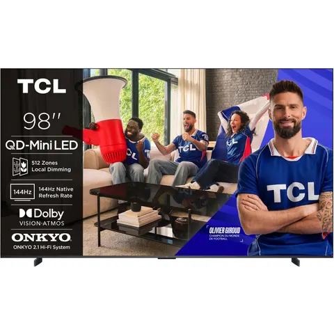 TCL TV QD-Mini LED 98" 98p8l Nero – immagine 1