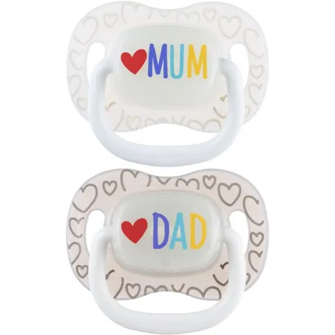 Canpol babies MUM&DAD dummy 6-18 m 2 pc – image 1