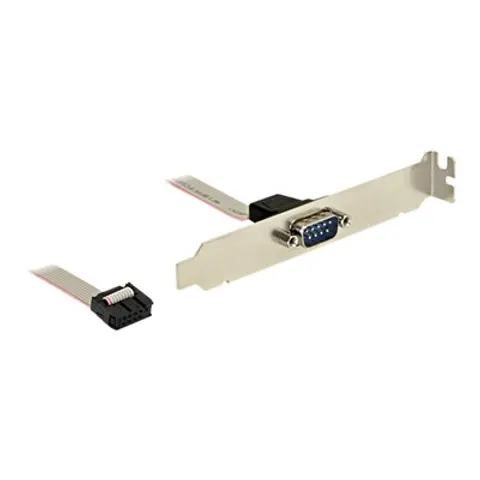 Delock Slot Bracket > 1 x Serial Pin layout: twisted – afbeelding 1
