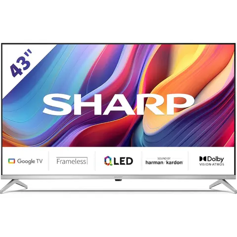 Smart TV LED 43" Sharp 43GP6265E 4K Android con Google TV – immagine 1