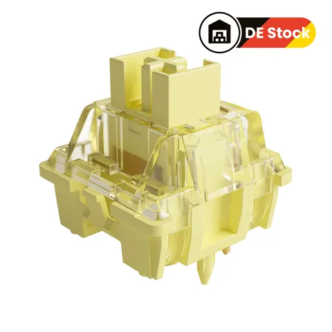 V3 Cream Yellow Pro Switch (Linear, 45pcs) – image 1