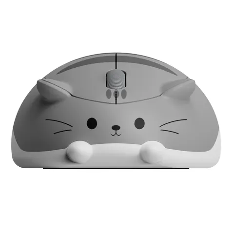 Akko Cat Theme Mouse – Gray MIMO – image 1