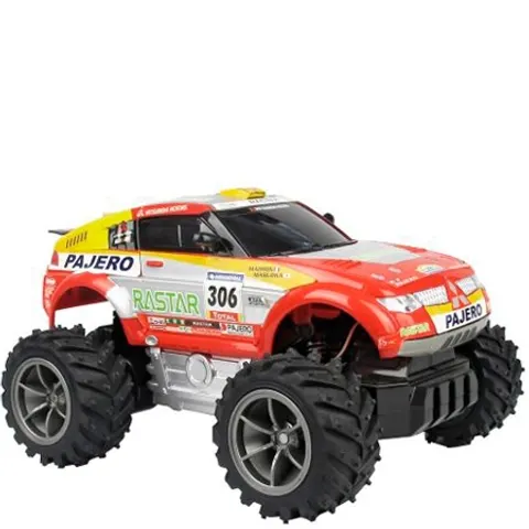 Rastar Pajero Evolution Dakar Rally R/C Auto 1:18 – afbeelding 1