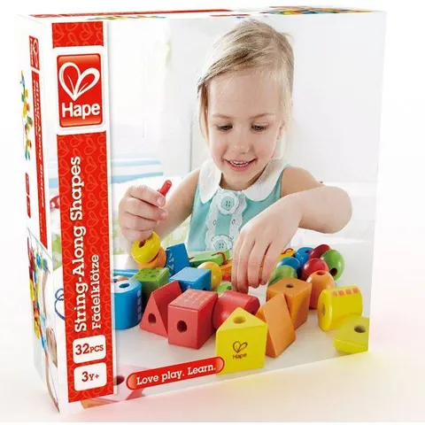 Hape Blokken Rijgset – afbeelding 1