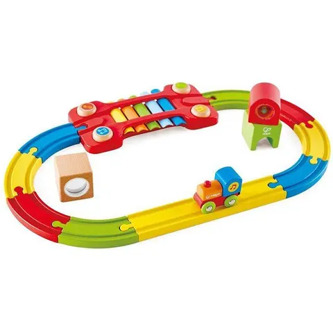 Hape Zintuiglijke Spoorweg – afbeelding 1