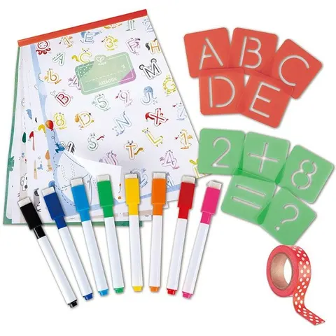 ABC und Zahlen Schablonen – afbeelding 1