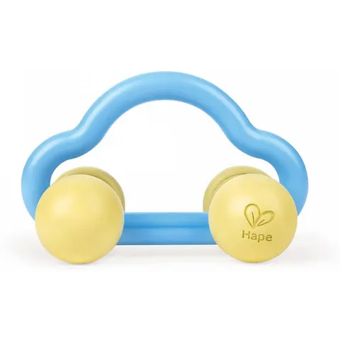Hape Rassel & Roll Spielzeugauto – hellblau – Bild 1