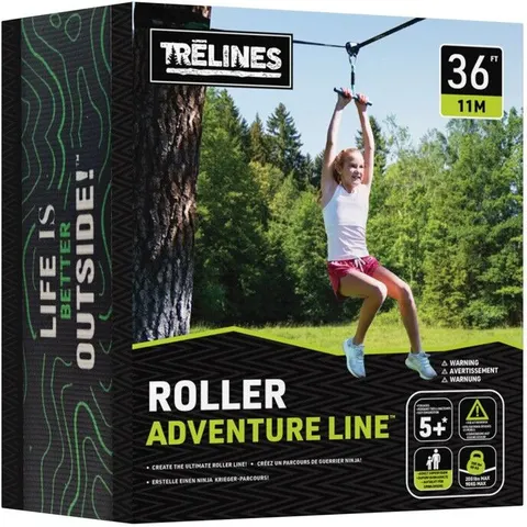 Trelines Seilrutsche 11 Meter – mehrfarbig – Bild 1