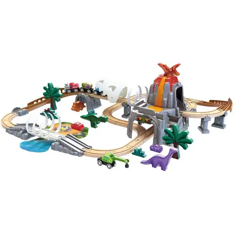 Hape Dino-Eisenbahn-Abenteuer – mehrfarbig – Bild 1