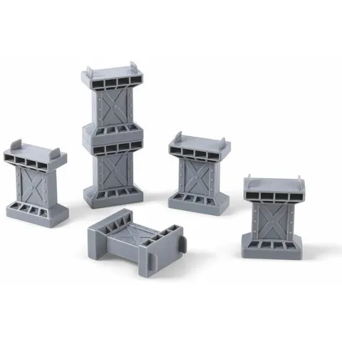Hape Erweiterungsset Eisenbahn-Pier – grau – Bild 1