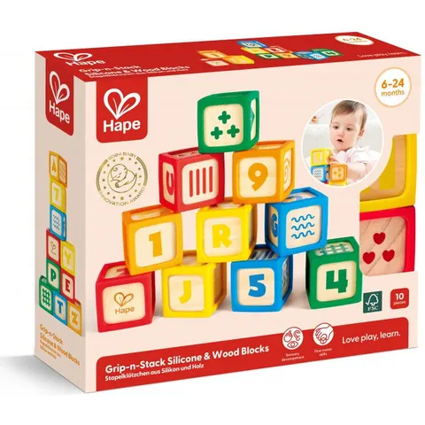 Hape Spielsteine ABC – mehrfarbig – Bild 1