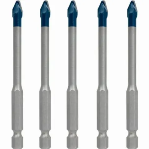 BOSCH Fliesenbohrer-Set EXPERT HEX-9 HardCeramic 5-teilig – Bild 1