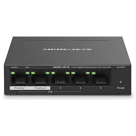 MERCUSYS SWITCH MS108GP Switch Desktop, 8 porte, Gigabit – immagine 1