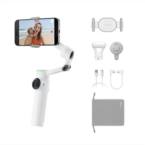 Insta360 Flow 2 Pro Creator Bundle - Summit White – afbeelding 1